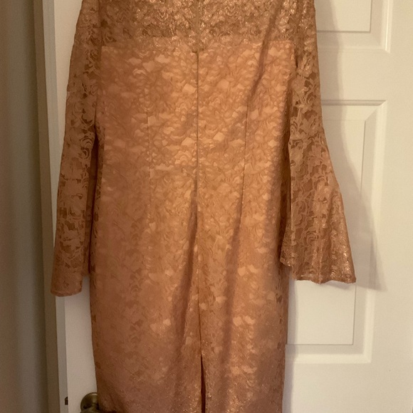 Rose Gold special occasion dress - Picture 2 of 3